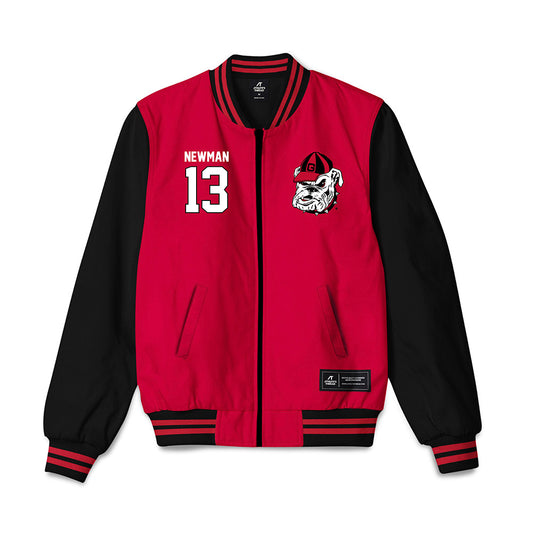 Georgia - NCAA Baseball : Scott Newman - Bomber Jacket-0