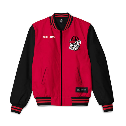 Georgia - NCAA Women's Gymnastics : Eryn Williams - Bomber Jacket-0