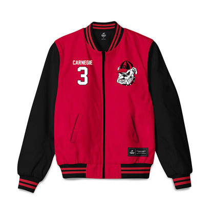 Georgia - NCAA Women's Basketball : Danielle Carnegie - Bomber Jacket-0