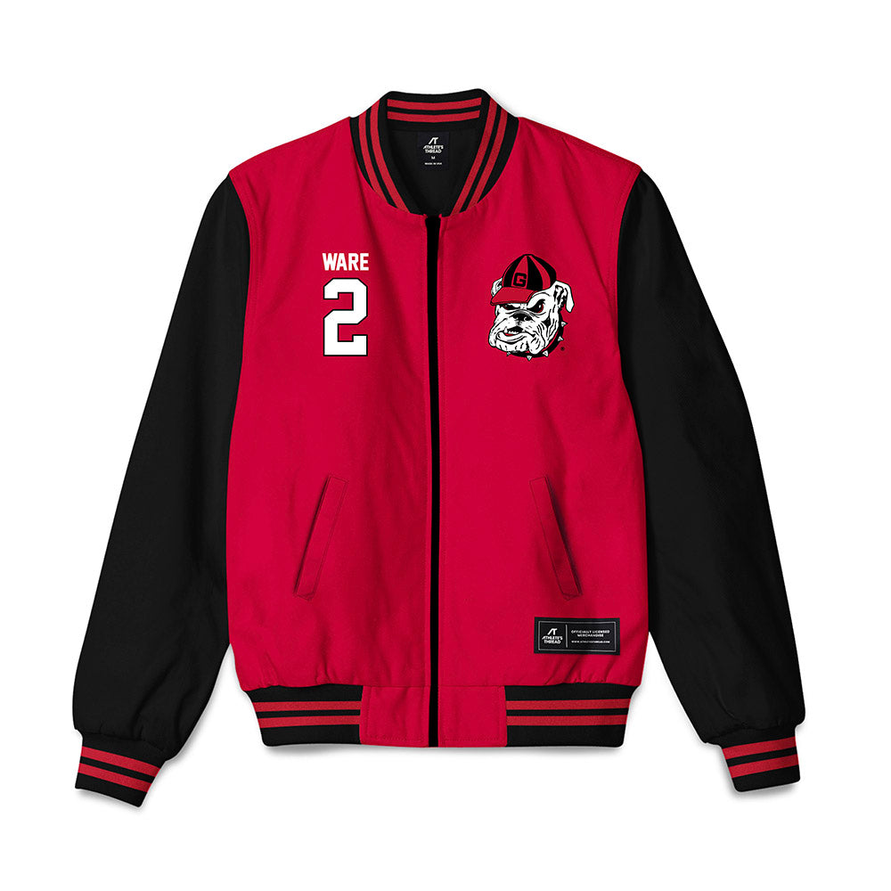 Georgia - NCAA Women's Basketball : Harmonie Ware - Bomber Jacket-0