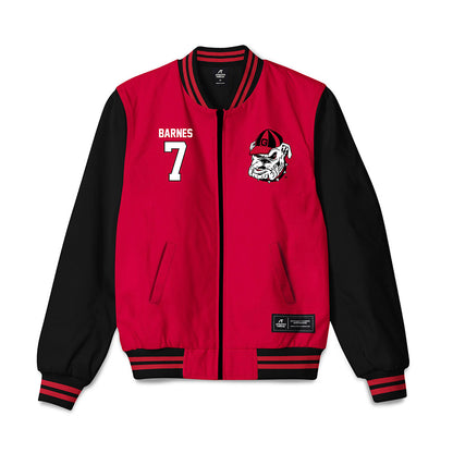 Georgia - NCAA Football : Khalil Barnes - Bomber Jacket-0