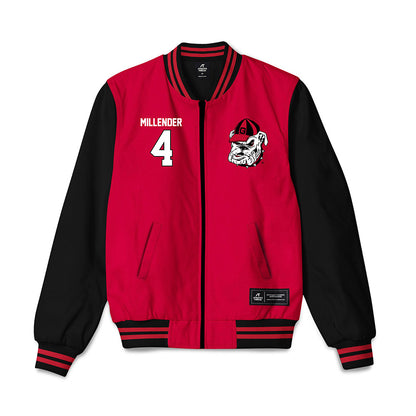 Georgia - NCAA Men's Basketball : Marcus Millender - Bomber Jacket-0