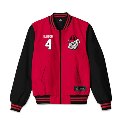 Georgia - NCAA Softball : Tyler Ellison - Bomber Jacket-0
