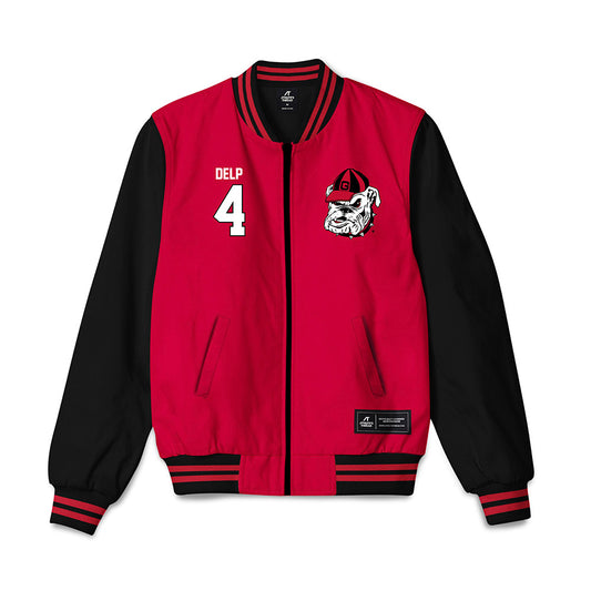 Georgia - NCAA Football : Oscar Delp - Bomber Jacket-0