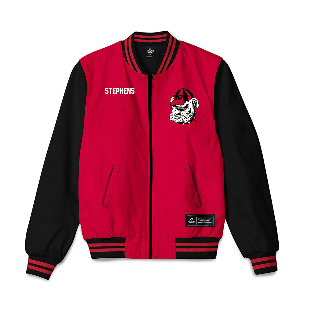 Georgia - NCAA Men's Track & Field : Brion Stephens - Bomber Jacket-0