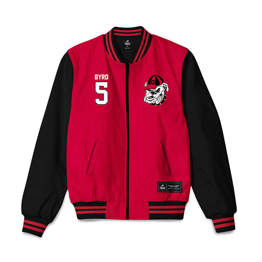 Georgia - NCAA Baseball : Justin Byrd - Bomber Jacket-0