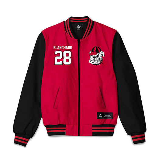Georgia - NCAA Football : Walter Blanchard - Bomber Jacket-0