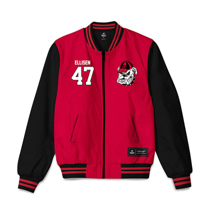 Georgia - NCAA Baseball : Thomas Ellisen - Bomber Jacket-0