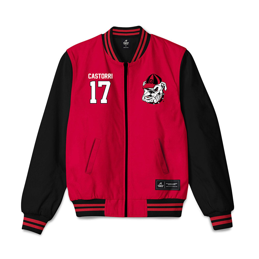 Georgia - NCAA Softball : Emma Castorri - Bomber Jacket-0