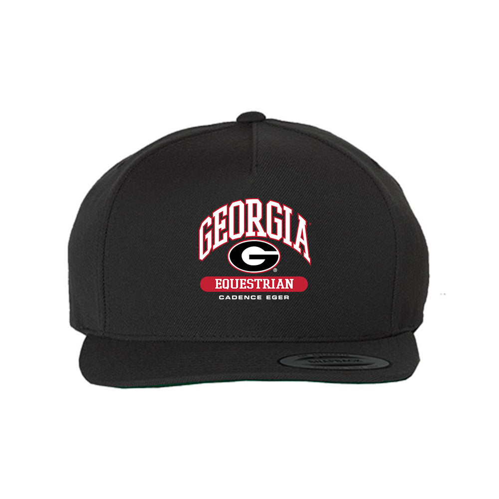 Georgia - NCAA Equestrian : Cadence Eger - Snapback Hat-0