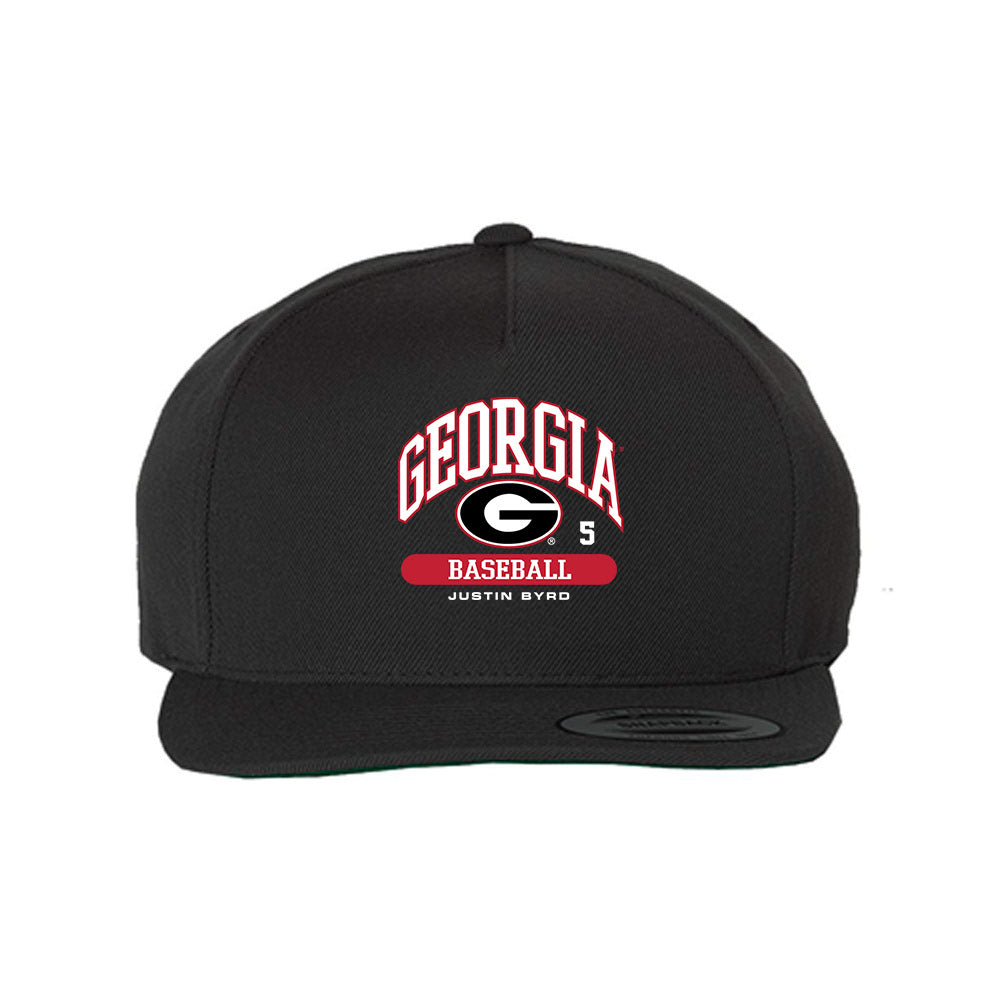 Georgia - NCAA Baseball : Justin Byrd - Snapback Hat-0