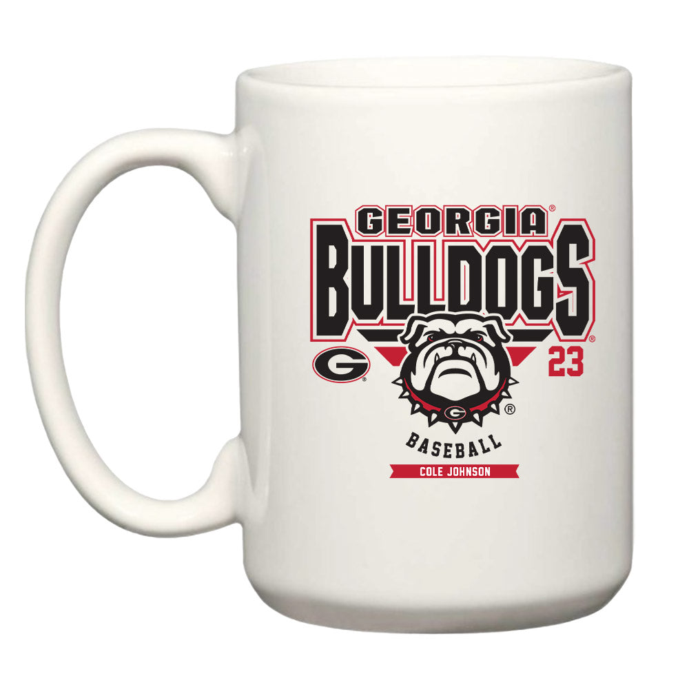 Georgia - NCAA Baseball : Cole Johnson - Coffee Mug-0