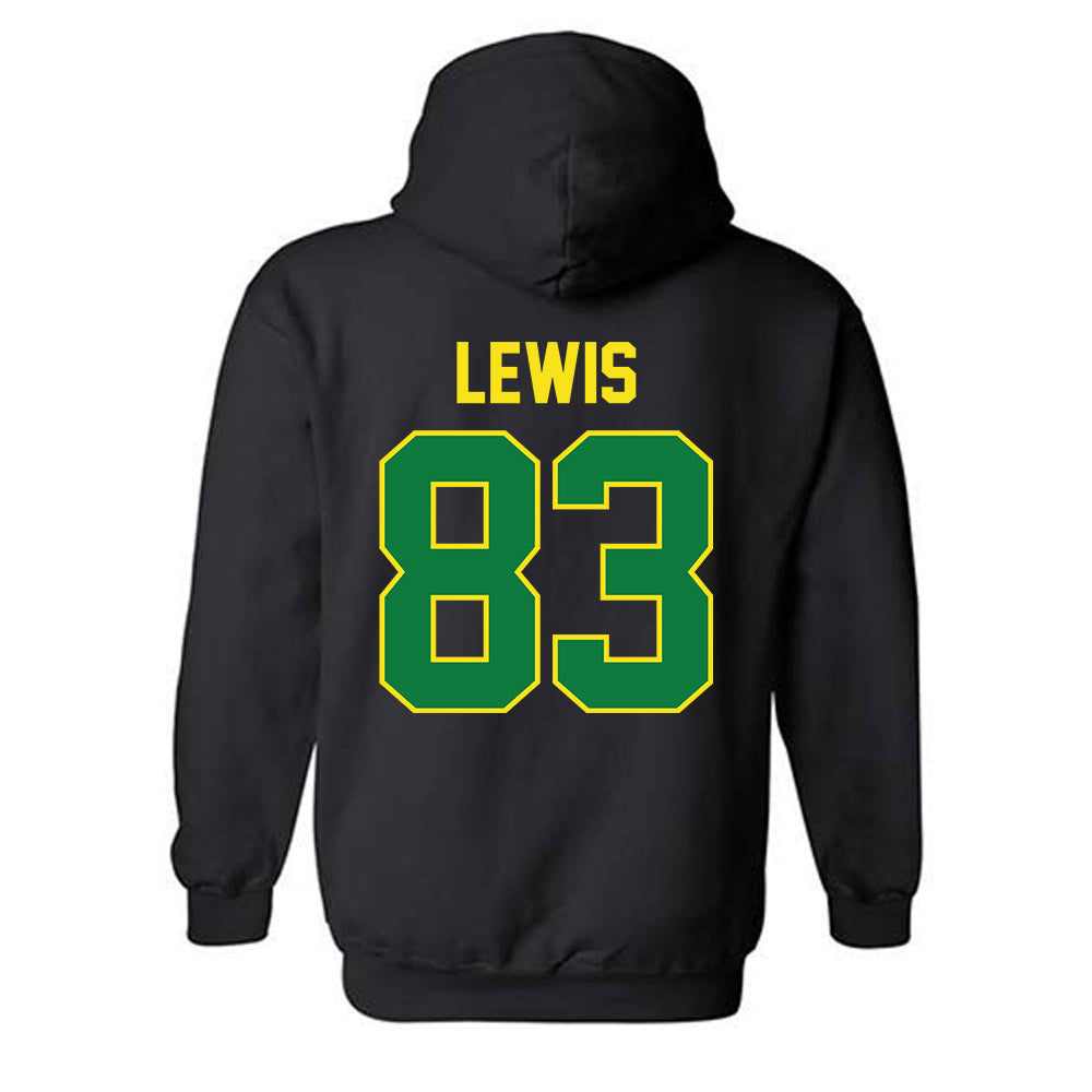 Oregon - NCAA Football : Hudson Lewis - Classic Shersey Hooded Sweatshirt-1