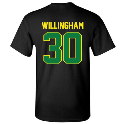 Oregon - NCAA Acrobatics & Tumbling : Morgan Willingham - Classic Shersey T-Shirt-1
