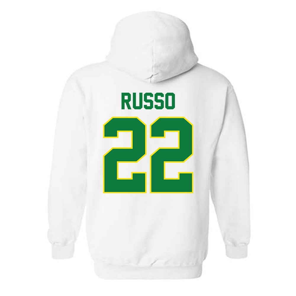 Oregon - NCAA Women's Soccer : Logan Russo - Classic Shersey Hooded Sweatshirt-1