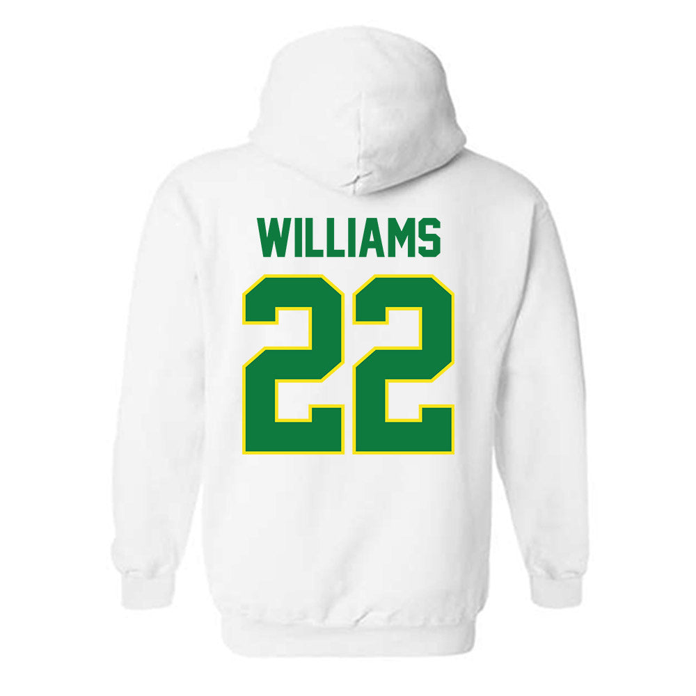 Oregon - NCAA Women's Basketball : Janiyah Williams - Classic Shersey Hooded Sweatshirt-1