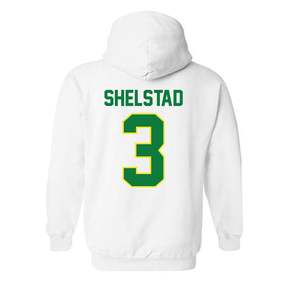 Oregon - NCAA Men's Basketball : Jackson Shelstad - Classic Shersey Hooded Sweatshirt-1