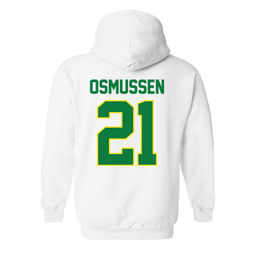 Oregon - NCAA Women's Soccer : Ella Osmussen - Classic Shersey Hooded Sweatshirt-1