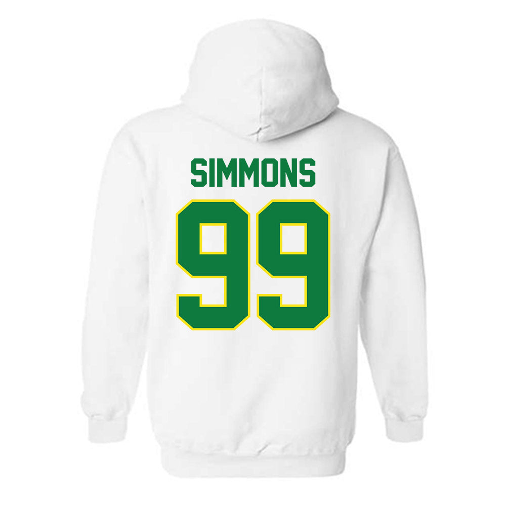 Oregon - NCAA Football : Jerome Simmons - Classic Shersey Hooded Sweatshirt-1