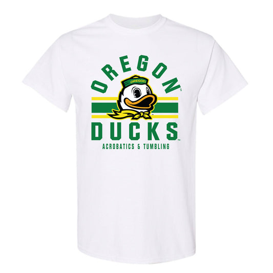 Oregon - NCAA Acrobatics & Tumbling : Nya Womack - Classic Shersey T-Shirt-0