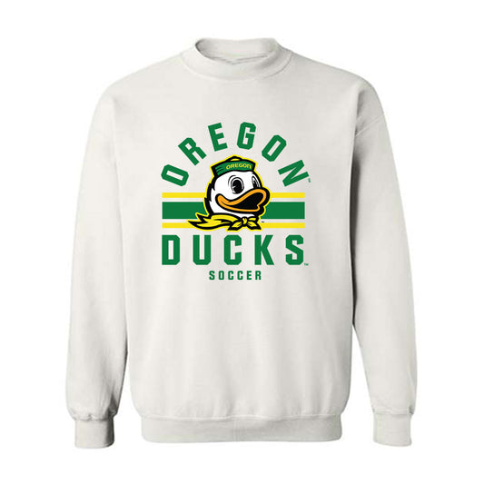 Oregon - NCAA Women's Soccer : Giselle White - Classic Shersey Crewneck Sweatshirt-0