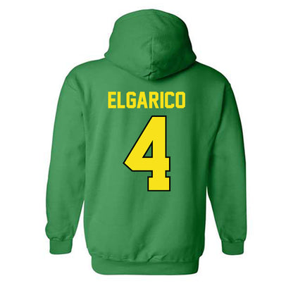 Oregon - NCAA Beach Volleyball : Giana Elgarico - Classic Shersey Hooded Sweatshirt-1