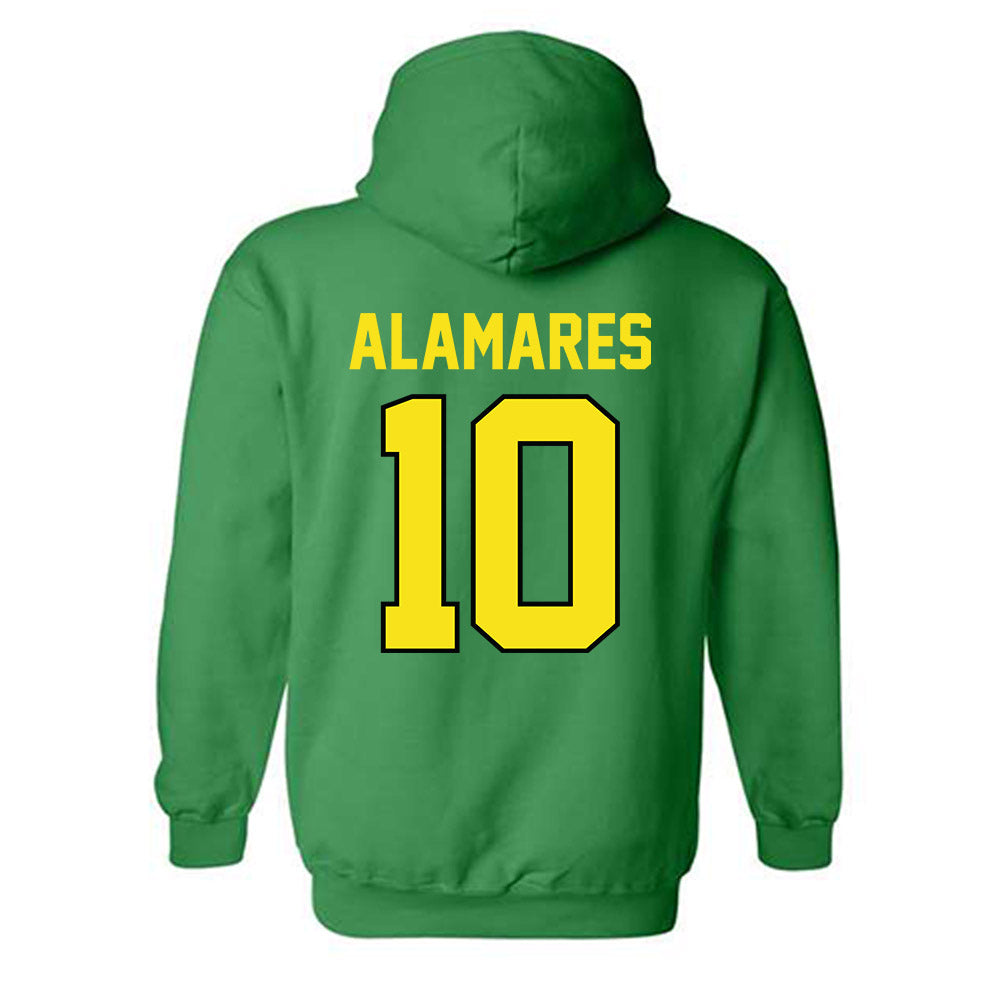 Oregon - NCAA Women's Soccer : Miya Alamares - Classic Shersey Hooded Sweatshirt-1