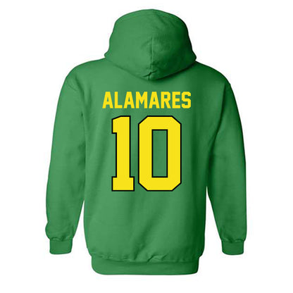 Oregon - NCAA Women's Soccer : Miya Alamares - Classic Shersey Hooded Sweatshirt-1