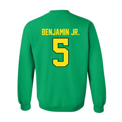 Oregon - NCAA Football : Davon Benjamin Jr. - Classic Shersey Crewneck Sweatshirt-1