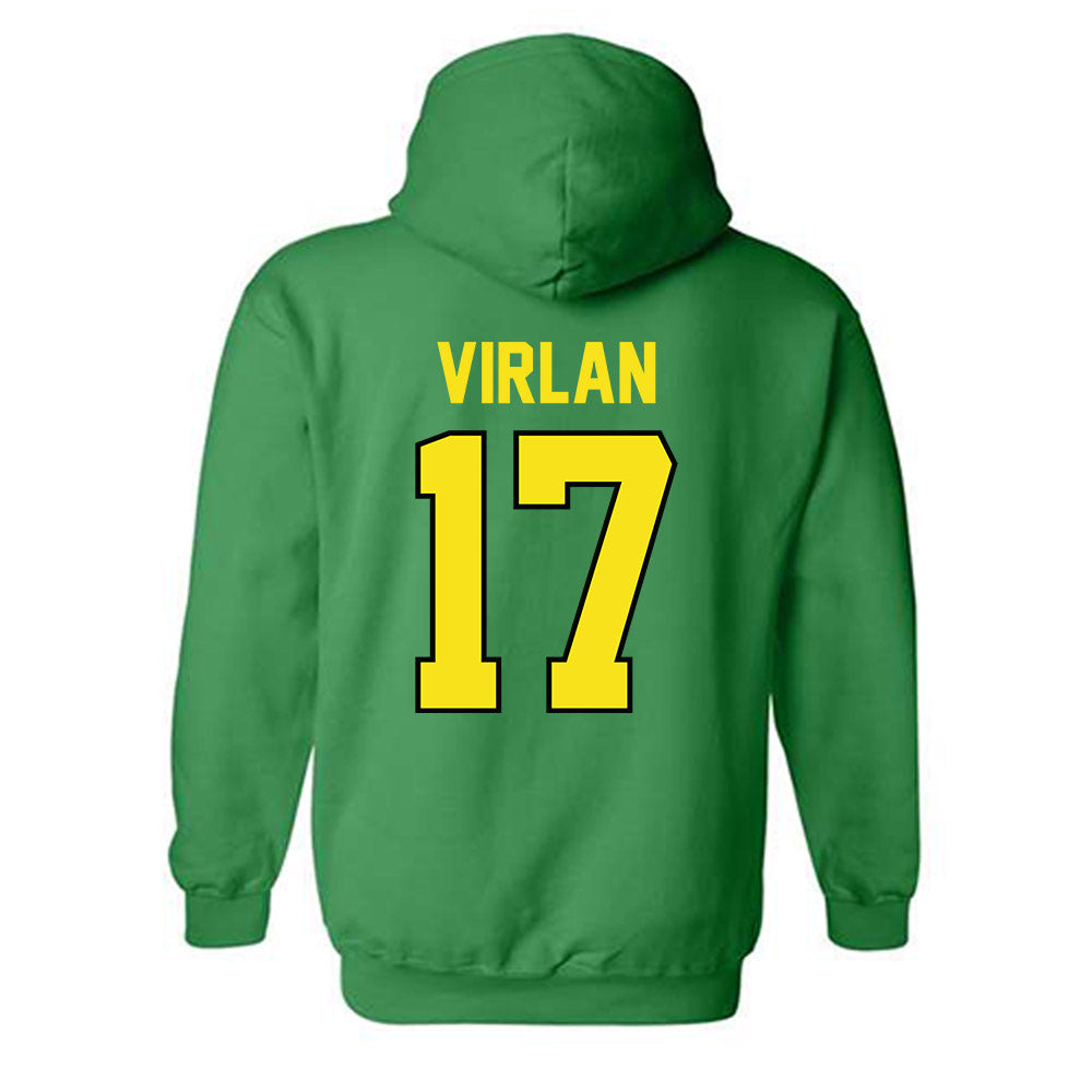Oregon - NCAA Women's Volleyball : Dalia Virlan - Classic Shersey Hooded Sweatshirt-1