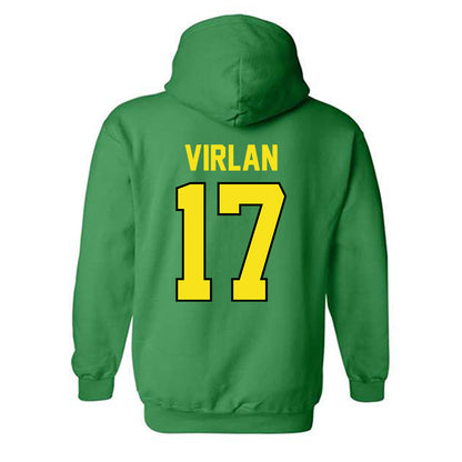 Oregon - NCAA Women's Volleyball : Dalia Virlan - Classic Shersey Hooded Sweatshirt-1