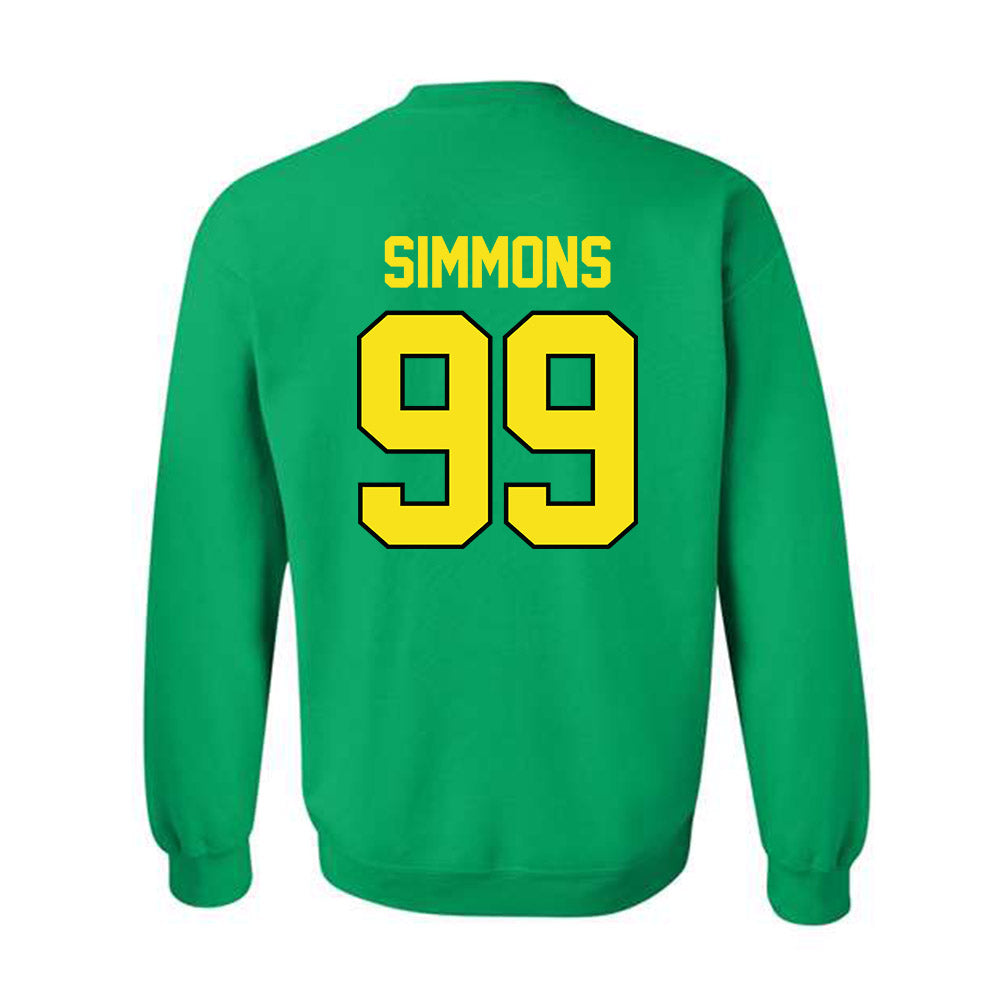 Oregon - NCAA Football : Jerome Simmons - Classic Shersey Crewneck Sweatshirt-1