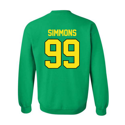 Oregon - NCAA Football : Jerome Simmons - Classic Shersey Crewneck Sweatshirt-1