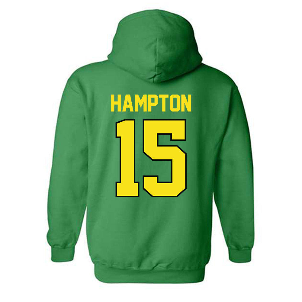 Oregon - NCAA Football : Messiah Hampton - Classic Shersey Hooded Sweatshirt-1