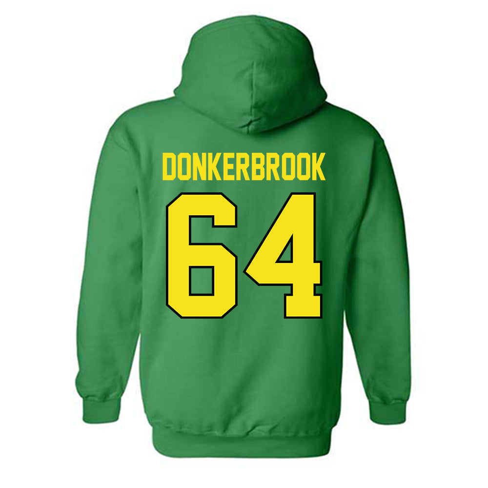 Oregon - NCAA Football : Thomas Donkerbrook - Classic Shersey Hooded Sweatshirt-1