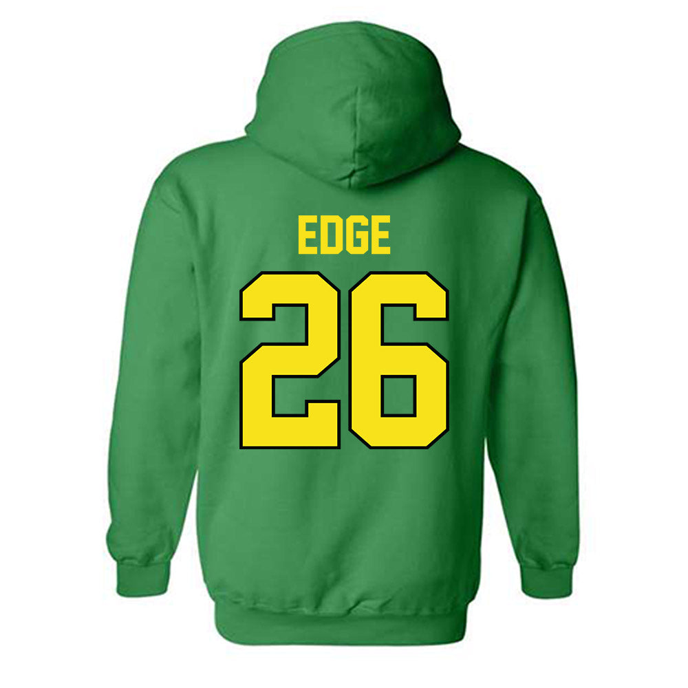 Oregon - NCAA Acrobatics & Tumbling : Aubrey Edge - Classic Shersey Hooded Sweatshirt-1