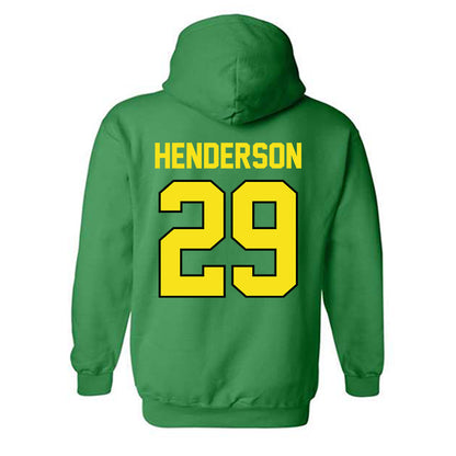 Oregon - NCAA Football : Arlo Henderson - Classic Shersey Hooded Sweatshirt-1