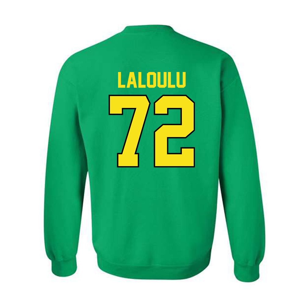 Oregon - NCAA Football : Iapani Laloulu - Classic Shersey Crewneck Sweatshirt-1