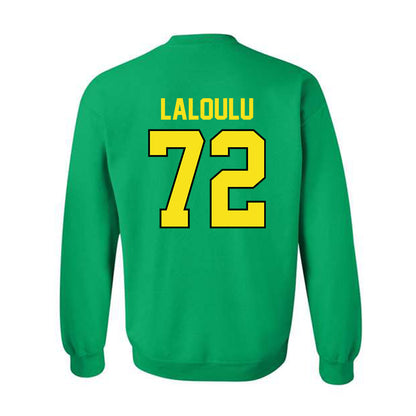 Oregon - NCAA Football : Iapani Laloulu - Classic Shersey Crewneck Sweatshirt-1