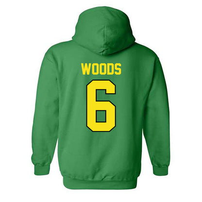 Oregon - NCAA Acrobatics & Tumbling : Nevaeh Woods - Classic Shersey Hooded Sweatshirt-1
