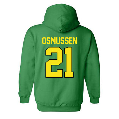 Oregon - NCAA Women's Soccer : Ella Osmussen - Classic Shersey Hooded Sweatshirt-1