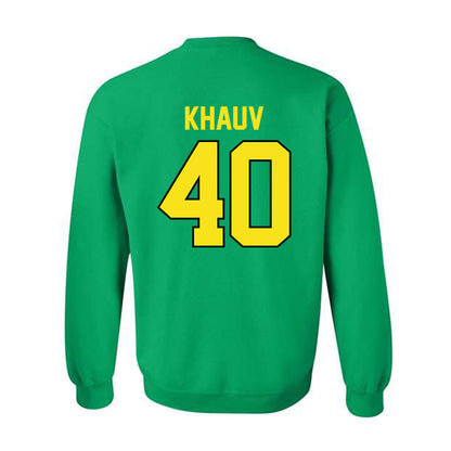 Oregon - NCAA Acrobatics & Tumbling : Maya Khauv - Classic Shersey Crewneck Sweatshirt-1