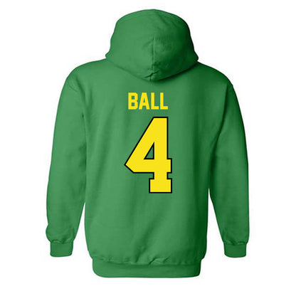 Oregon - NCAA Football : Tradarian Ball - Classic Shersey Hooded Sweatshirt-1