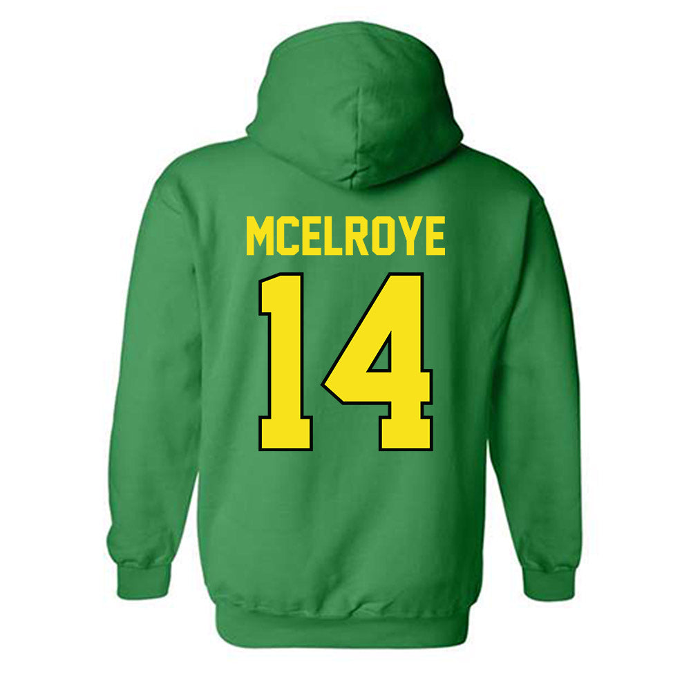 Oregon - NCAA Women's Lacrosse : Nya McElroye - Classic Shersey Hooded Sweatshirt-1