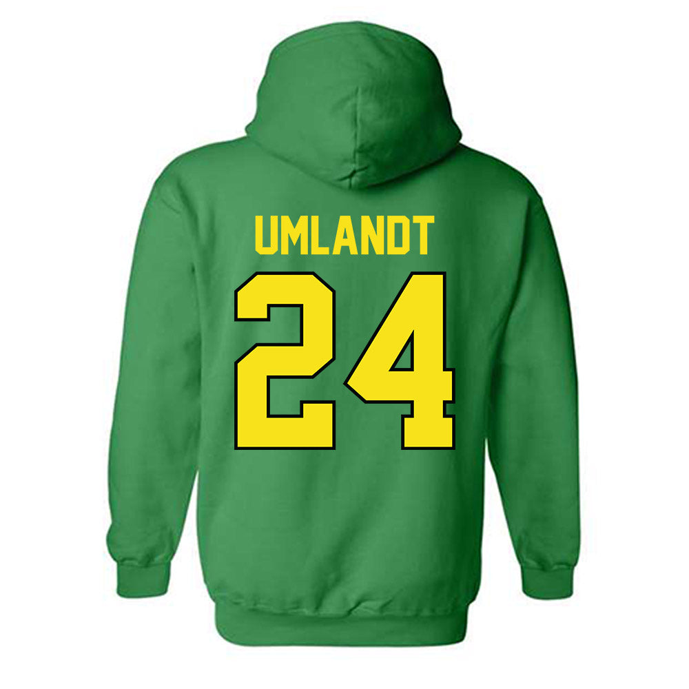 Oregon - NCAA Baseball : Ian Umlandt - Classic Shersey Hooded Sweatshirt-1