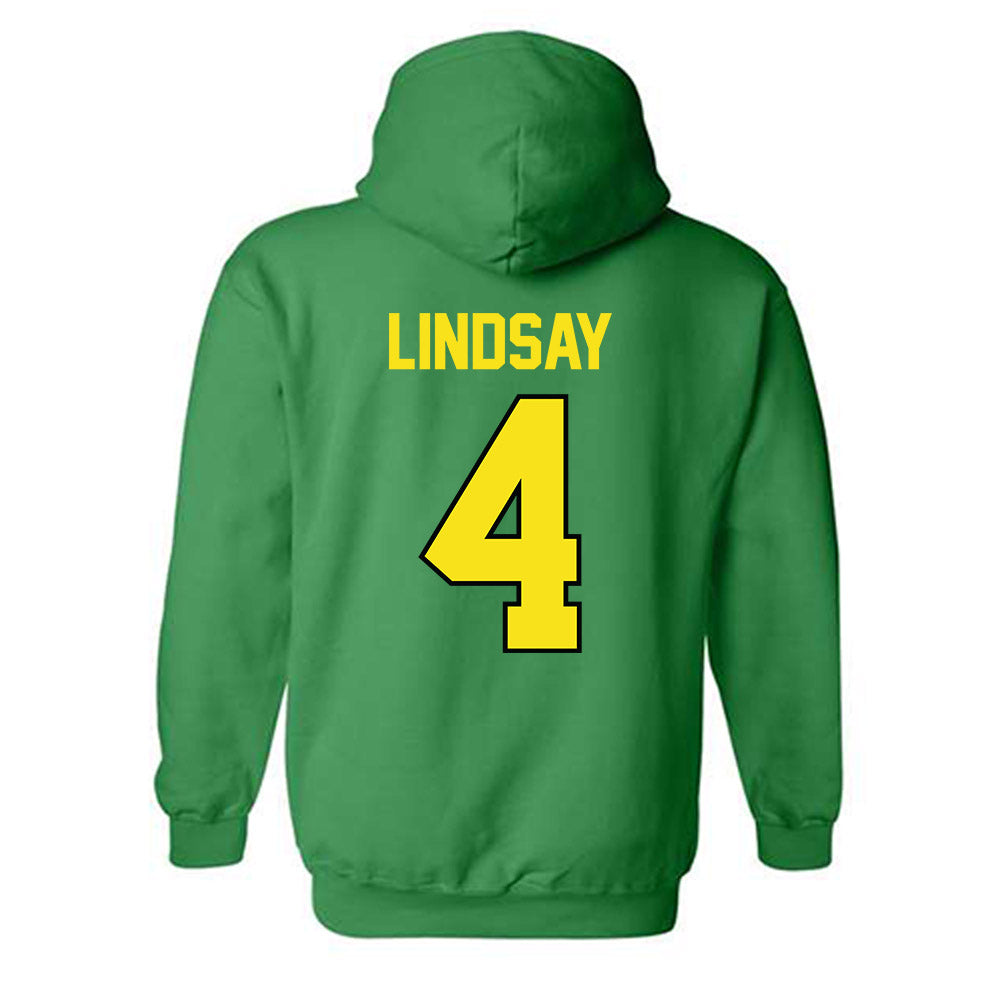 Oregon - NCAA Men's Basketball : Dezdrick Lindsay - Classic Shersey Hooded Sweatshirt-1
