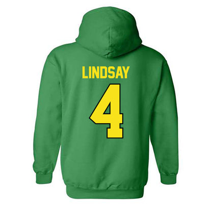 Oregon - NCAA Men's Basketball : Dezdrick Lindsay - Classic Shersey Hooded Sweatshirt-1