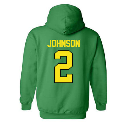 Oregon - NCAA Men's Basketball : Jasper Johnson - Classic Shersey Hooded Sweatshirt-1
