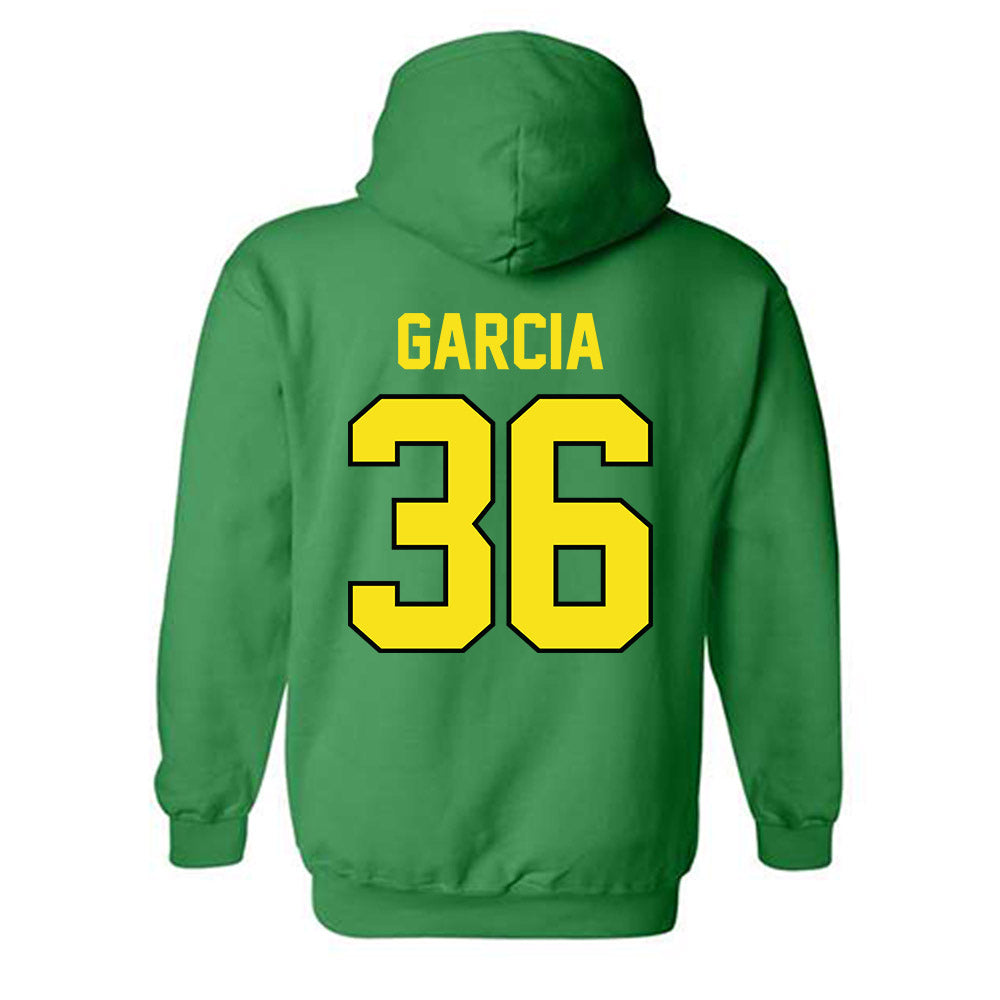 Oregon - NCAA Acrobatics & Tumbling : Carly Garcia - Classic Shersey Hooded Sweatshirt-1