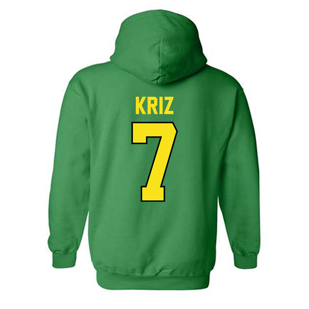 Oregon - NCAA Beach Volleyball : Alex Kriz - Classic Shersey Hooded Sweatshirt-1